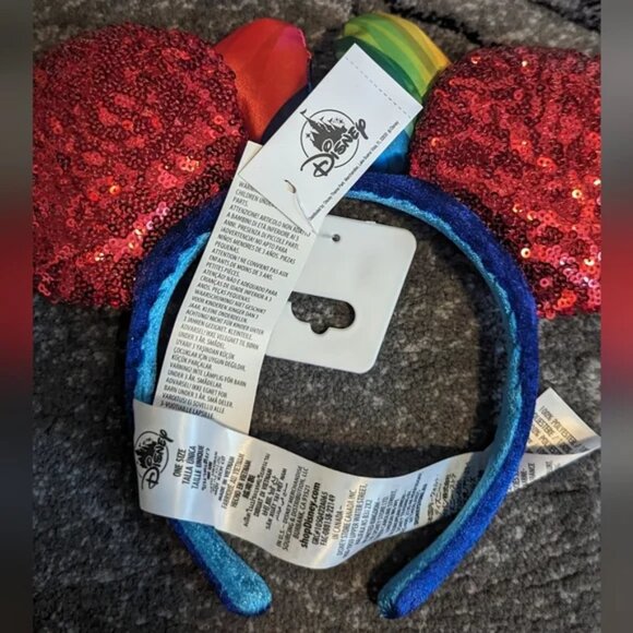 Disney Parks Epcot 40th Anniversary sequined Ears headband brand new - Picture 12 of 13